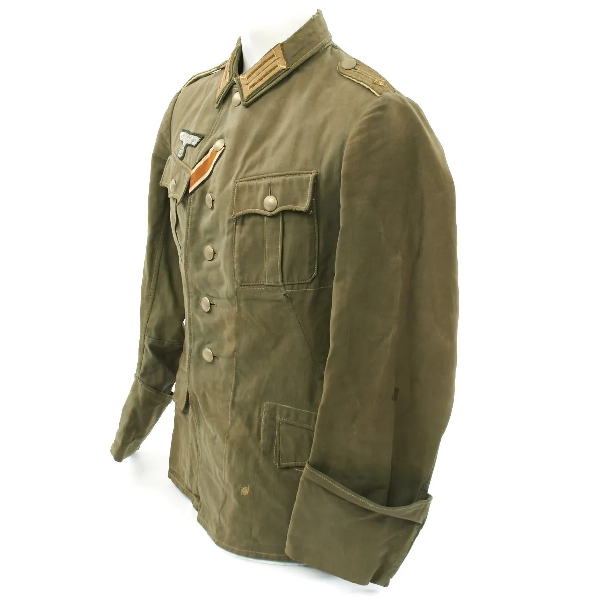 Original German WWII Officer Oberleutnant Summer Tunic