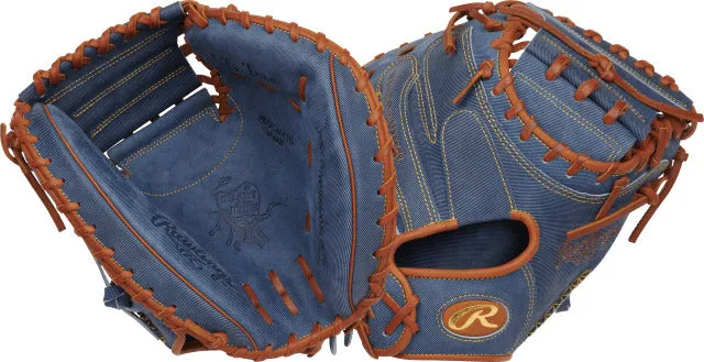 Rawlings 34" PROCM43D Heart Of The Hide Denim Baseball Glove