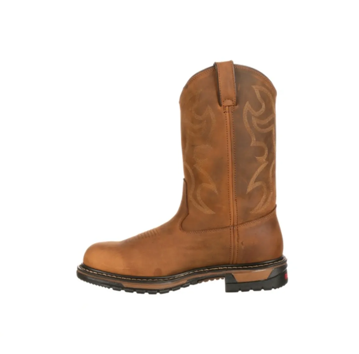 ROCKY MEN'S ORIGINAL RIDE BRANSON STEEL TOE WATERPROOF WESTERN BOOT- FQ0002809