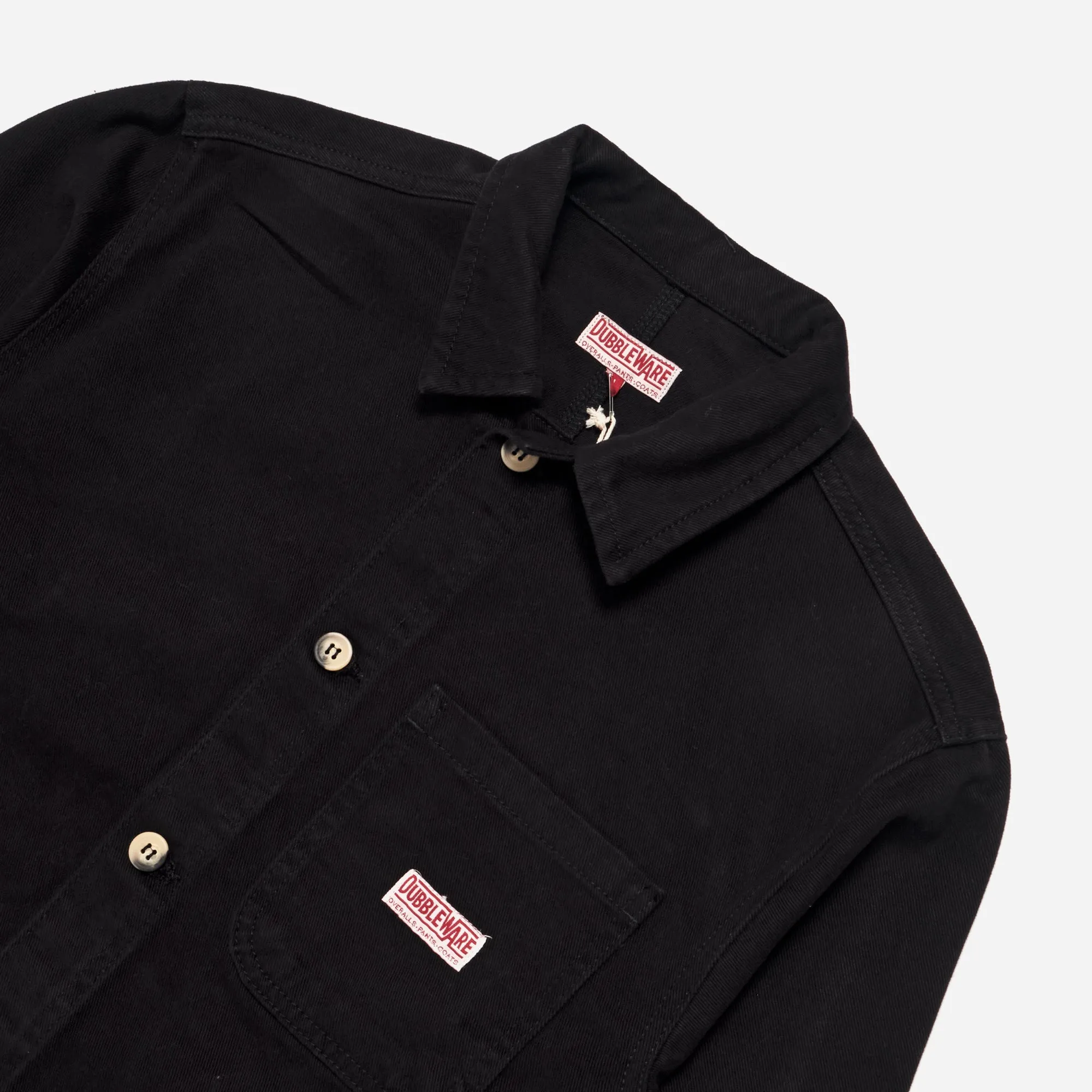 RUTLAND TWILL CHORE JACKET - BLACK