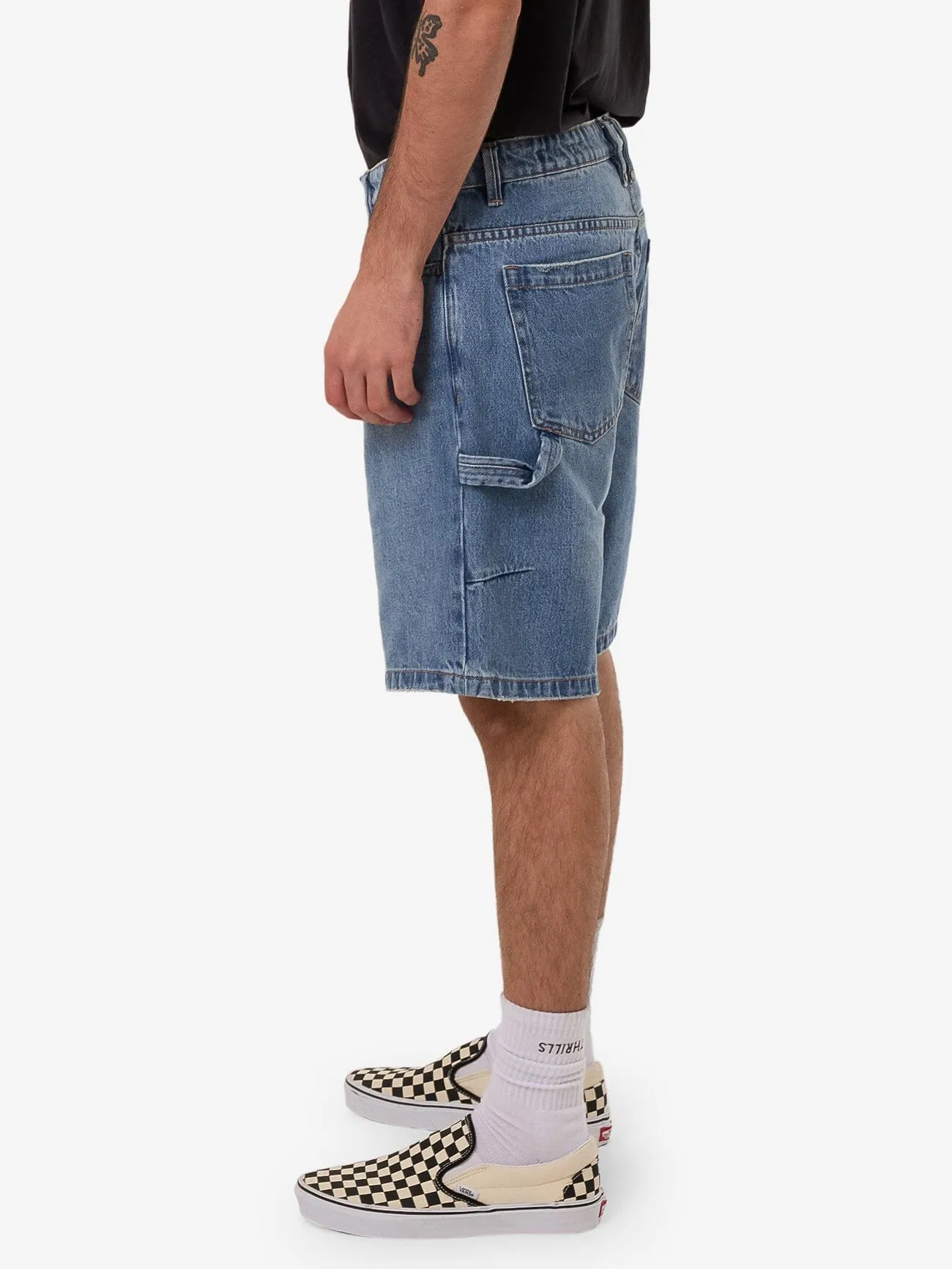 Slacker Denim Short - Dark Dust Blue