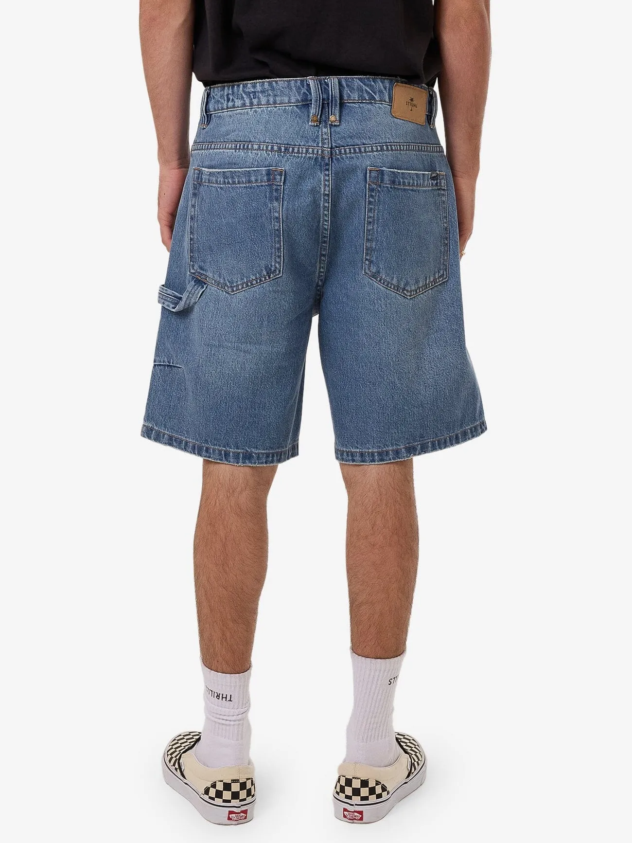 Slacker Denim Short - Dark Dust Blue