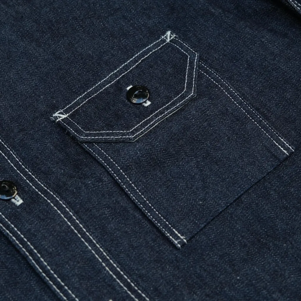 Studio D'Artisan Selvedge Denim Work Shirt