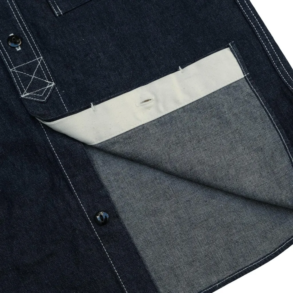 Studio D'Artisan Selvedge Denim Work Shirt