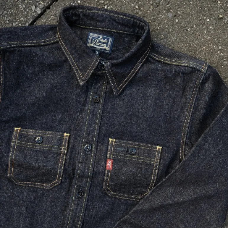 Studio D'Artisan Selvedge Denim Work Shirt