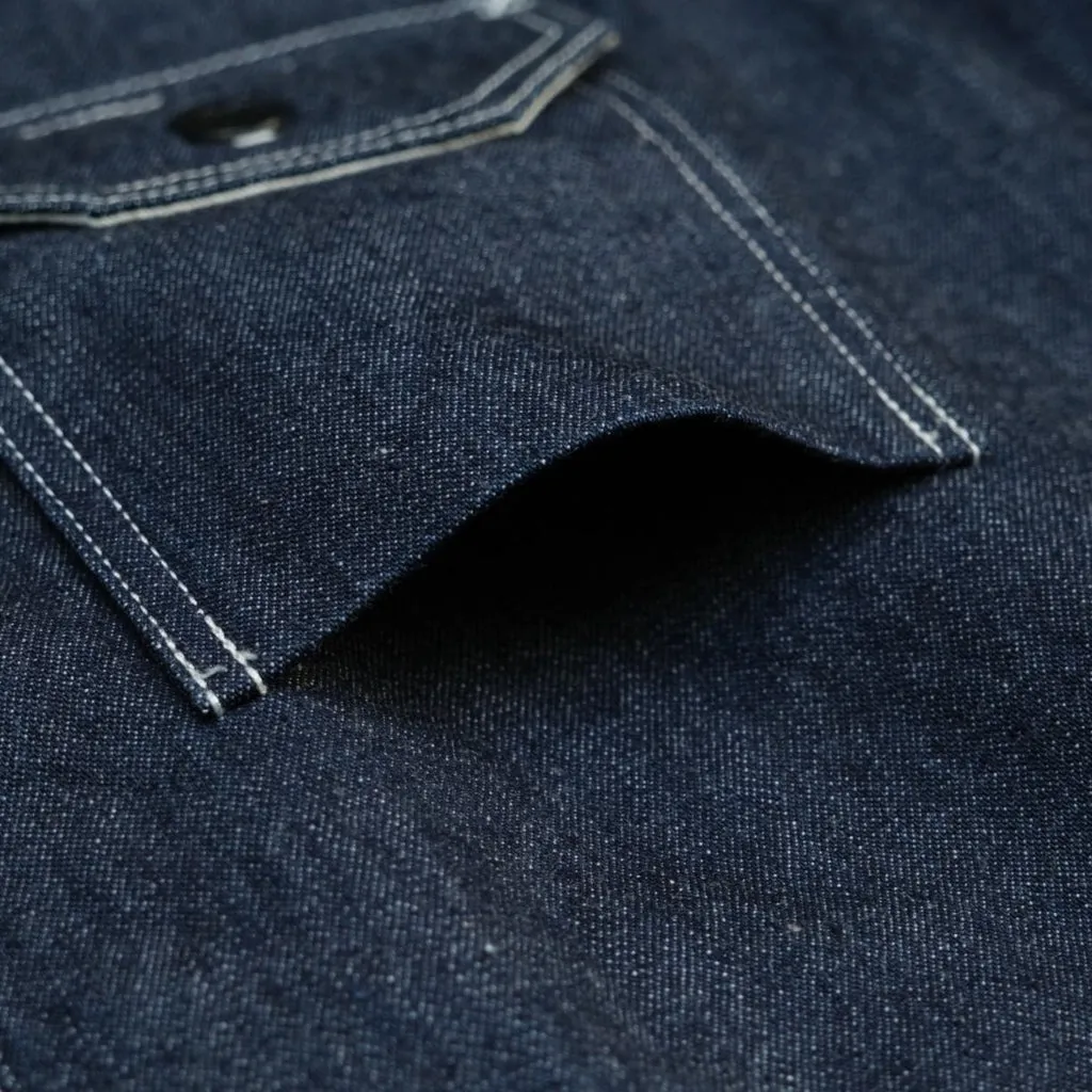 Studio D'Artisan Selvedge Denim Work Shirt