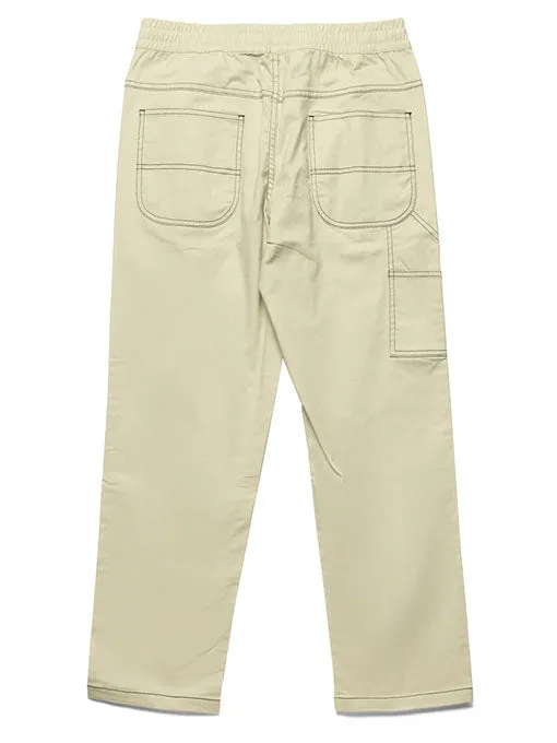 Taikan Carpenter Pant Cream/Contrast Stitch