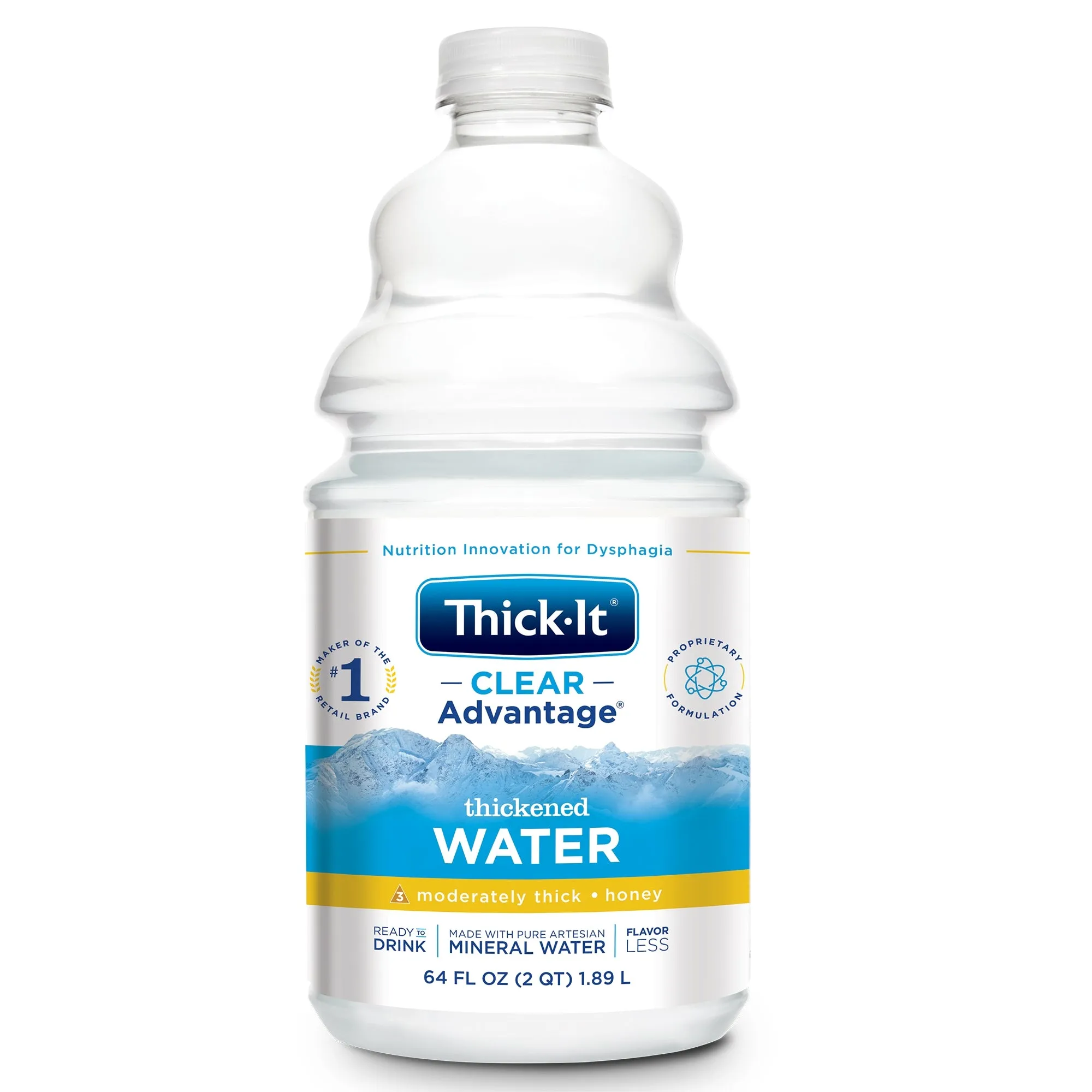 Thick-It Clear Advantage Water, Moderately Thick, Honey Consistency, 64 fl oz.