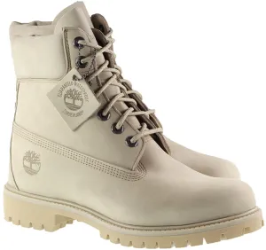 Timberland Boots Mens 6 Inch Premium Boot Light Brown Nubuck